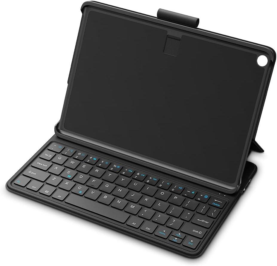 Made for Amazon Bluetooth Keyboard Case for Amazon Fire HD 10, (13th Gen, 2023 Release)