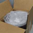 Mbillion Small Trash Can with Swing Lid 4 Gallons/15 Liter, Mini Trash Can with lid, Stainless Steel Cylindrical Garbage Can for Home and Office, for Ground and Desktop(Brushed Silver)