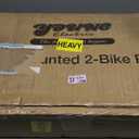 Young Hitch Mounted 2-Bike Rack with Two Posts for Standard, Mountain, Fat Tire Bikes, fit Car, SUV, Van, RV, Trailer, 200 lbs. Capacity