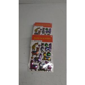 SEASONAL SELEBRATIONS FORT MILL Metallic Pop Up Stickers, 12 Pcs