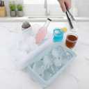 Large Ice Ball Maker Mold, 2.5" Round Ice Cube Mold for Whiskey Bourbon Cocktail, 8 Balls, Sphere Ice Mold, Big Ice Cube Tray with Container and Tongs, Easy to Fill & Release