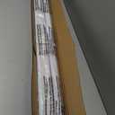 UNISHADES No Drill Blinds for Windows 1" Vinyl L-Shaped Slats Cordless Mini Blinds for Home, for Window Size 34.5" W 48" H White