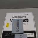 Art3d 10-Sheet Peel and Stick Stone Backsplash Tile for Kitchen, Bathroom - Volakas White Embellished with Metal Silver (11.7" x 11.5")