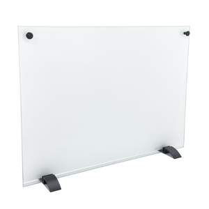 Pleasant Hearth 38-in Black Steel 1 -Panel Flat Fireplace Screen