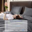 SONORO KATE 100% Egyptian Cotton Duvet Cover Queen Size, 1000 Thread Count Sateen Duvet Cover, Soft, Breathable Cotton Comforter Cover with Hidden Zipper Closure - 3 PC (Dark Grey,Queen)