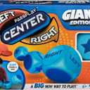 Spin Master Games, Left Center Right Giant Edition, Family Game for Indoor & Outdoor Fun with Big Oversized Board, for Family and Kids, 2-4 Players, Ages 6 & Up