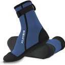 XUKER Neoprene Water Socks 3mm, Sand Proof Beach Volleyball Socks Diving Socks for Outdoor Water Sports, S