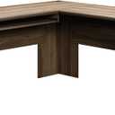 Sauder Harbor View Computer Desk, 66.14"D x 66.14"W x 30.28"H , Salt Oak finish