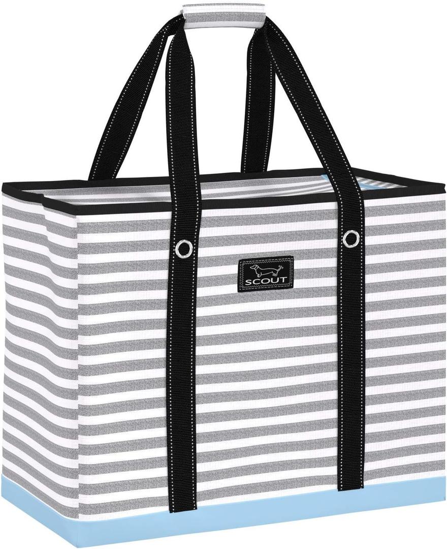 SCOUT 3 Boys Zip Tote - Utility Tote for Beach, Family, Travel and Storage, Zips Closed & Water Resistant
