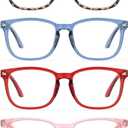 CVOO Reading Glasses for Women/Men, Eyeglasses, Blue Light Readers for Women/Men, Computer Eye Glasses, Cheaters +0.0