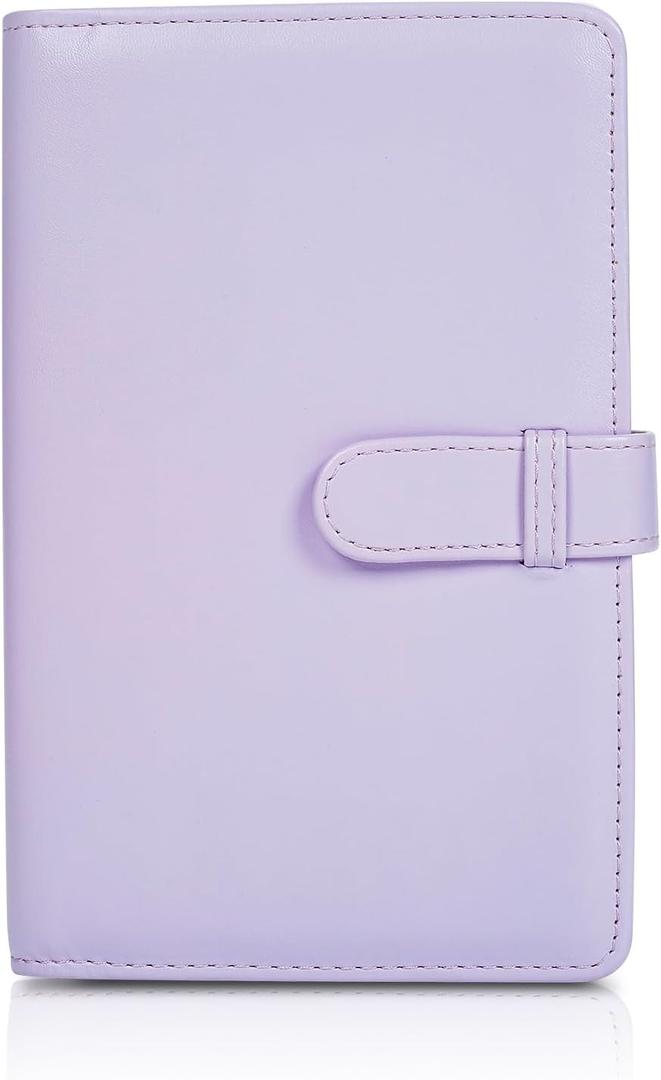 Phetium 108 Pockets Mini Photo Album for Fujifilm Instax Mini Film,Polaroid Snap,2x3" Photo,Kpop Photo Card,Wallet Album Book for Instax Mini 12/11/40/7+/EVO/99 (Lilac Purple)