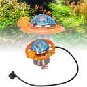 HEEPDD UFO Aquarium Decoration, Suspended Fish Tank Ornament, Underwater Landscape Decor