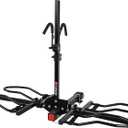 2" Hitch Mount Bike Rack Fits 2 X 80 lbs Bicycle, Platform Bike Rack for Car SUV Truck Standard, Foldable Wobble Free, Locking Hitch,Fat and Standard