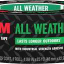 3M All Weather Duct Tape, 1.88 in x 25 yd, 1 Roll, UV/Water Resistant, Stands up to Heat, Sunlight, Rain, Sleet & Snow, Great for Patching, Reparing Outdoor Items and Reinforcing Tools (2525)