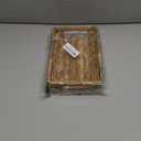 Grass Weaving Tray, Grass Storage Bins for Fruit or Tea,Arts and Crafts. (1) (Tray-A-S) (14.2" x 9.4" x 2")