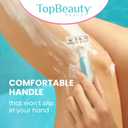 2 x TopBeauty Paris Slim Razors for Women - Manual Razor with Refills (4 Handles + 76 Replaceable Cartridges) - 3-Blades Technology - Beautiful Price - Bikini Razor - Soft Shave & Loving Care