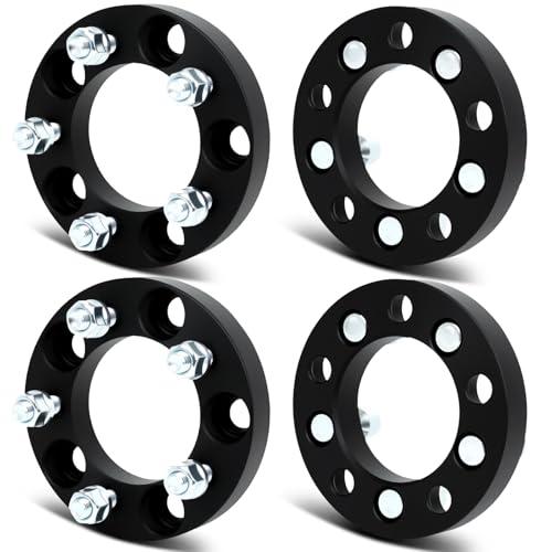 SCITOO 4Pcs 5x4.75 to 5x4.5 Wheel Adapters 1 inch Bore 87.1mm Studs 12x1.5 5 Lug Wheel Spacers No Hubcentric Fit for Chevrolet Corvette 1984-2019,for Cadillac XLR 2004-2009