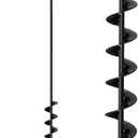 2x32 Auger Drill Bit for Planting, Heavy-Duty Planting Auger for Bulbs, Post Hole Digger for 3/8Hex Drive Drill