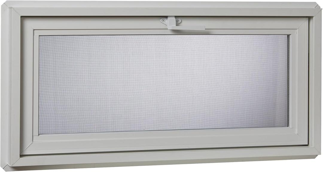 VBHI3218PR VBHI Vinyl Basement Hopper Window, 32" x 18", White