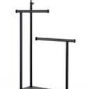 SRIWATANA Jewelry Organizer Display Extra Tall Necklace Holder 3 Tier Jewelry Tree Stand, Gift Idea (Weathered Grey & Black)