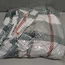 HOMRTAR Buffalo Plaid Fleece Christmas Throw Blanket Super Soft Luxurious Cozy Flannel Bedding Blanket for Home Decor All Season (50 x 60 Inch, Sage Green)