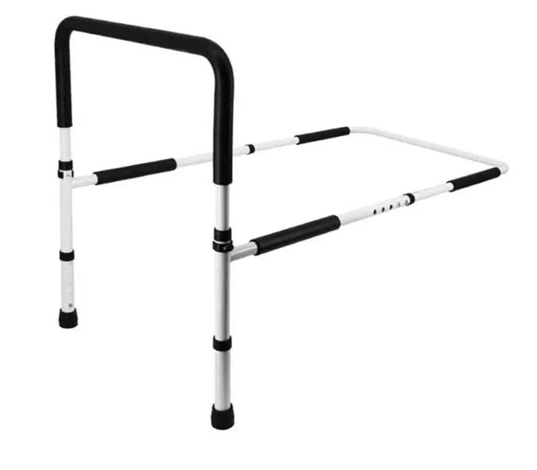GUNEL Medical Adjustable Height Bed Assist Rail, Home Bed Assist Bar Handle, Bedside Safety and Stability