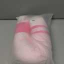 Travel Pillow Memory Foam Capybara Neck Pillow for Traveling, Car, Home, Flight Pillow for Sleeping with Attachable Snap Strap Soft Washable Cover, Provide Head Neck Support Rest, Pink