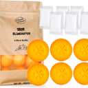 12 Pack Baking Soda Deodorizers, 6 Deodorizer Balls + 6 Refills, Odor Eliminator for Shoes Closets Bathroom Pets, Air Freshener for Home, Up to 240 Days