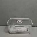 Cookie Jar with Airtight Lid,Bread Box for Kitchen Countertop,Time Recording Bread Storage Container, BPA-Free Plastic Containers for Cookies, Homemade Bread, Toast, Bagel, Donut