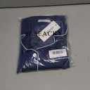 Veseacky Match With Family Satin Pajamas Holiday Homewear Satin Silk Button Down PJ Set (Navy blue, 150)