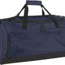 Lightweight Canvas Duffle Bags for Men & Women For Traveling, the Gym, and as Sports Equipment Bag/Organizer (Navy)