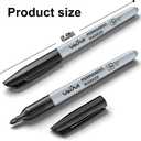 VOKART Permanent Markers Bulk, 150 Pack Black Permanent Markers, Thin Fine Point Tip for Office & Moving Supplies, Quick-Dry & Waterproof Ink Marker Pens for Moving Boxes, Labeling & Industrial Use