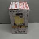 Mustry Glass Drink Dispenser for Parties, 1 Gallon Beverage Dispenser with Stand and Spigot Solid Stainless Steel, Used as Lemonade Dispenser Sun Tea Jar Kombucha Jar