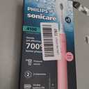 Philips Sonicare 4100 Series Electric Toothbrush - Sonic Toothbrush with Advanced Sonic Technology, Pressure Sensor, Two Intensity Settings, Smartimer & Quadpacer, Deep Pink, Model HX3681/26