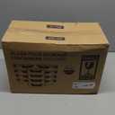 12 Pack 22oz Glass Meal Prep Containers, Food Storage Containers with Lids, Air-Tight, Leak-Resistant, Freezer to Microwave Safe - Grey Set