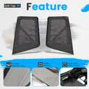 ALMULOO Soft Compatible with 2010-2018 Jeep Wrangler 2 Door Models
