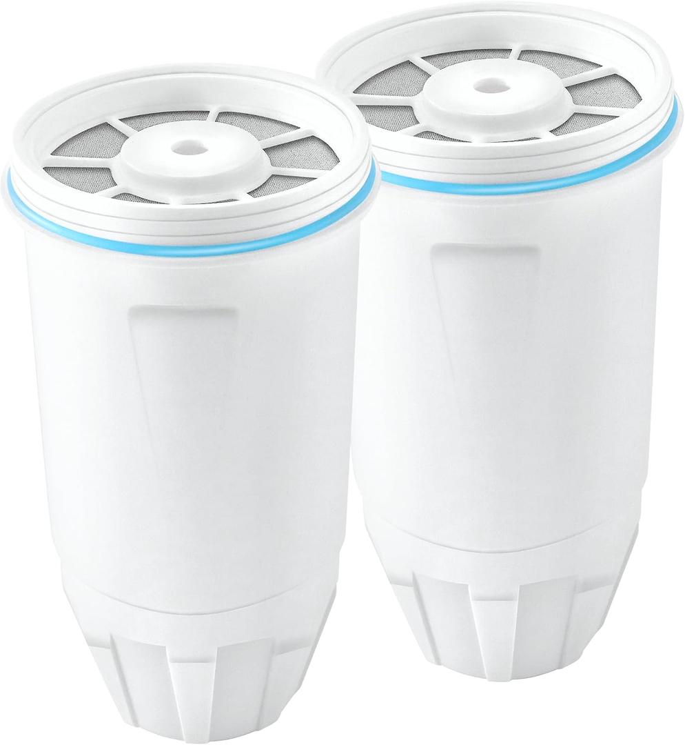 Water Filters Replacement for Z-ero Water Pitchers and Dispenser, 0 TDS Premium Filtration, Reduce Lead/Chromium/PFOA/PFOS - Improve Tap Water Taste (Pack of 2 by TOMOON)