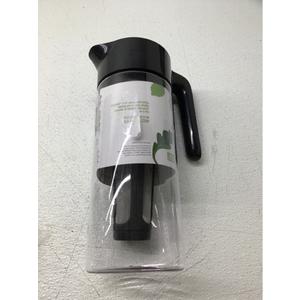 Goodful Cold Brew Iced Coffee Maker, Durable, Shatterproof Tritan Pitcher, LeakProof Lid, Large Capacity with Deluxe Stainless Steel Filter, 2.25Quart, Black