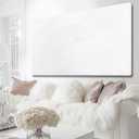 NBAODAN White Abstract Canvas Wall Art for Living Room Minimalist Home Decor Textured Wall Decor Line Art Oil Painting for Bedroom Dining Room 24x48 Inch