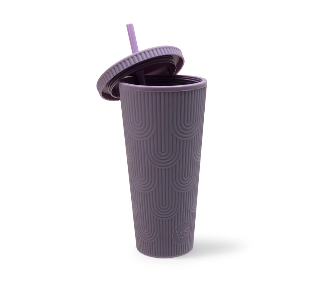 Mermaid Scale Matte Tumbler- Lilac