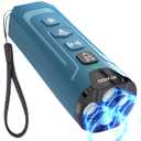 ATVIOO Dog Bark Deterrent Device - Ultrasonic Anti-Barking Devices with 3X Sonic Emitters, Up to 50FT Long Range & Rechargeable Bark Control - Safe for Dogs Training - Indoor & Outdoor (Blue)
