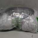 Dogs Bed for Small Dogs, Anti-Anxiety Washable Round Bed (Light Grey, 24.0" L x 24.0" W x 8.0" Th)