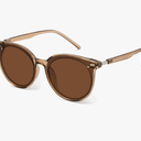 Livho Polarized Sunglasses, Retro & Oversized Shades for Women with Round Lenses