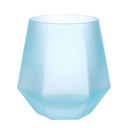2 Pcs Wine2Go Diamond Silicone Wine Glasses 9oz