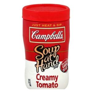 Campbell's On The Go Creamy Tomato Soup, 11.1 oz - Case of 8 BB 10/25