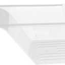 PENSUN Refrigerator Crisper Drawer 240337103 Replacement Shatterproof Clear Vegetable Crisper Bin with Easy Slide Installation