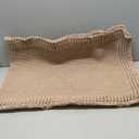 RESARE Waffle Bathroom Runner Rugs, Super Absorbent Bath Mat Non Slip Washable Quick Dry, Upgraded Ultra Soft Boho Bath Rugs with Tassels for Hallway Bedroom Laundry Room, 2'x5'(24"x60"), Brown