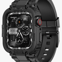 amBand M1 Sport Case Band for Apple Watch Ultra 3/2/1 & SE 3/2/1 & Series 11 10 9 8 7 6 5 4 3 49mm 46mm 45mm 44mm 42mm 41mm 40mm 38mm, Shockproof & Scratch Resistant Rugged Bumper for Men