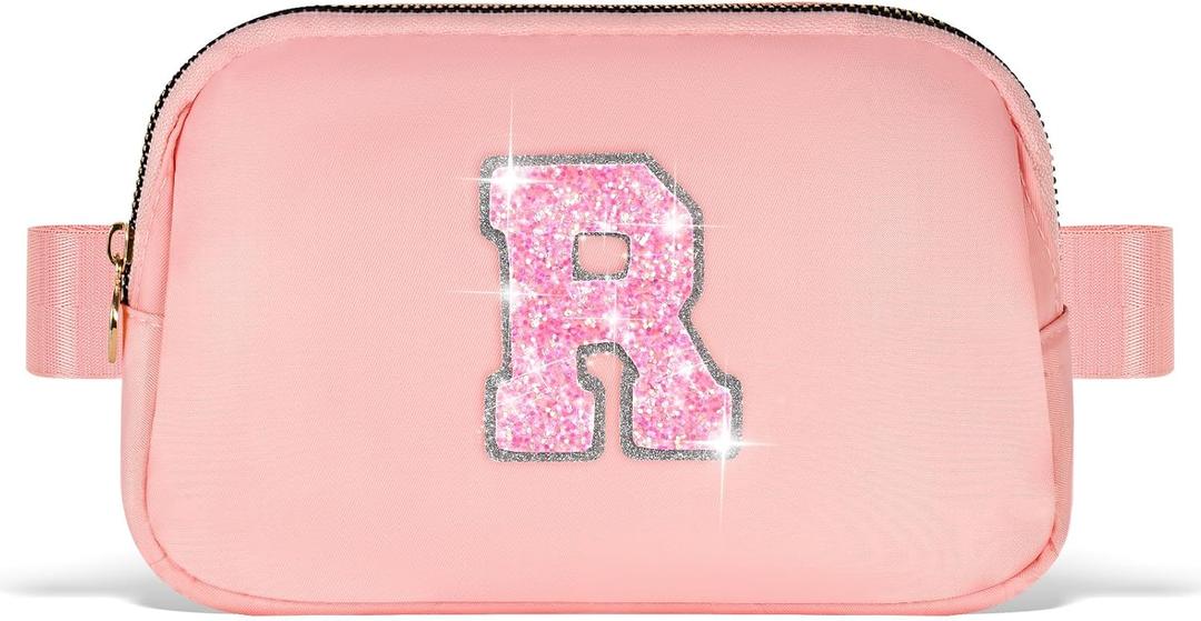 Uygafly Gift for Teen Girls Kids Daughter Her - Birthday Gifts for 3 4 5 6 7 8 9 10 11 12 13 Year Old Girls,Fanny Pack Crossbody Bag Purse Belt Bag Cute Trendy Stuff | Peach,R