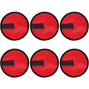 Rod Armour Lure Wrap 16pcs Lure Wrap Bait Gloves Fishing Covers Hook Guard to Keep Fishermen Safe for Rod (Red)